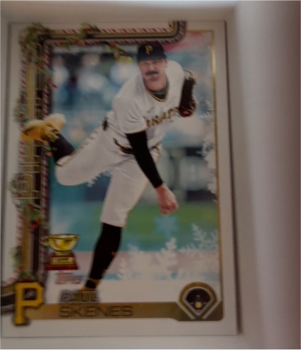 2025 Topps Holiday #H70 Paul Skenes — front