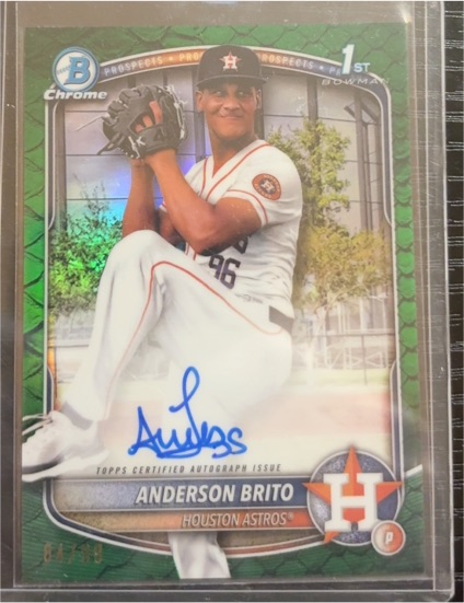 2025 Bowman Chrome #BCP-98 Anderson Brito — front