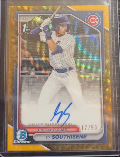 2024 Bowman Draft Chrome Prospect Autographs #CPA-TS Ty Southisene — front