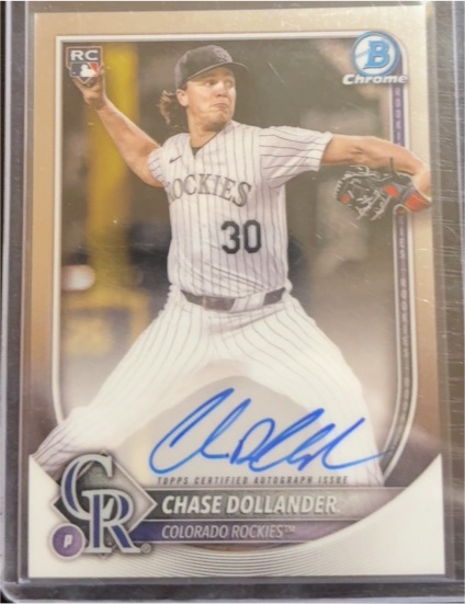 2025 Bowman Chrome #CRA-CD Chase Dollander — front
