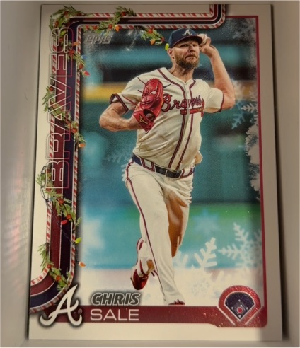 2025 Topps Holiday #H98 Chris Sale — front