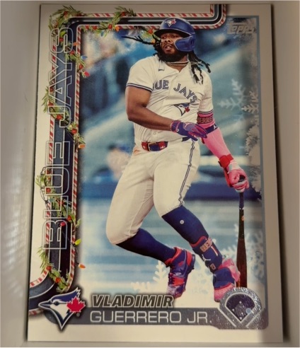2025 Topps Holiday #H66 Vladimir Guerrero Jr. — front