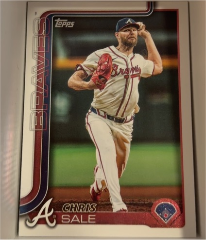 2025 Topps Series 1 #316 Chris Sale Atlanta Braves — front