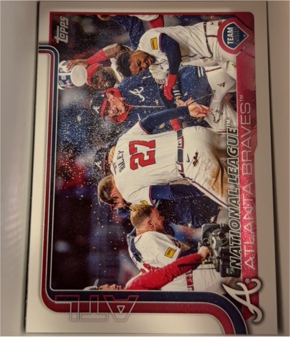 2025 Topps #110 Atlanta Braves — front
