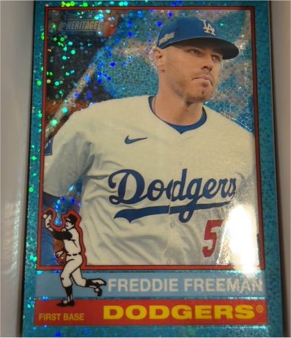 2025 Topps Heritage #206 Freddie Freeman — front