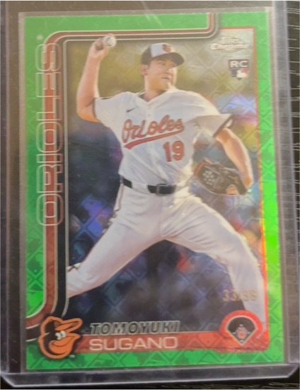 2025 Topps Chrome #166 Tomoyuki Sugano — front