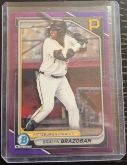 2024 Bowman Draft #BDC-124 Bralyn Brazoban — front