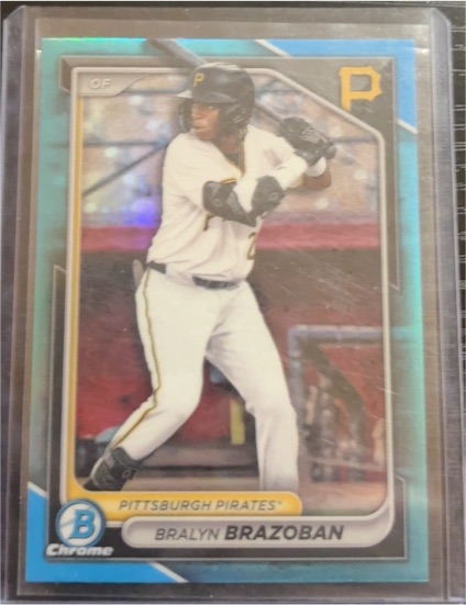 2024 Bowman Draft Chrome #BDC-124 Bralyn Brazoban — front
