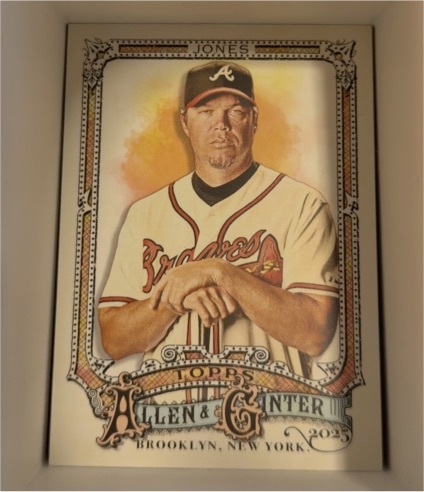 2025 Topps Allen & Ginter #36 Chipper Jones — front