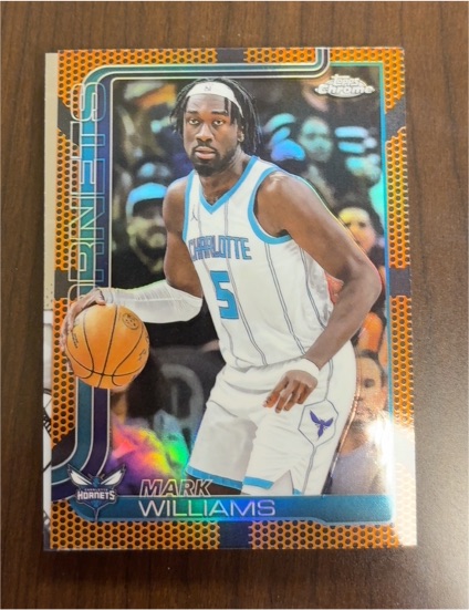 2025-26 Topps Chrome #34 Mark Williams — front