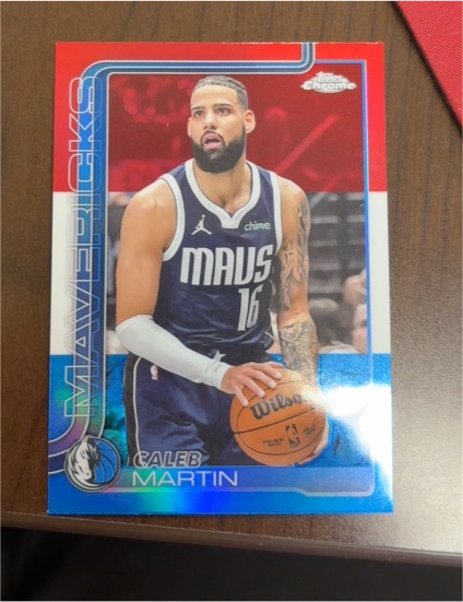 2025-26 Topps Chrome #87 Caleb Martin — front