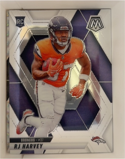 2025 Panini Mosaic #375 RJ Harvey — front