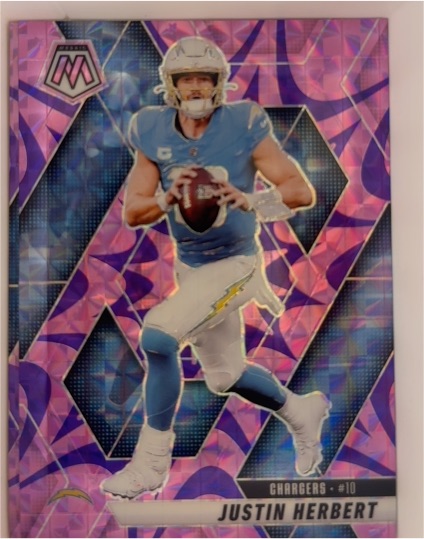 2025 Panini Mosaic #10 Justin Herbert — front
