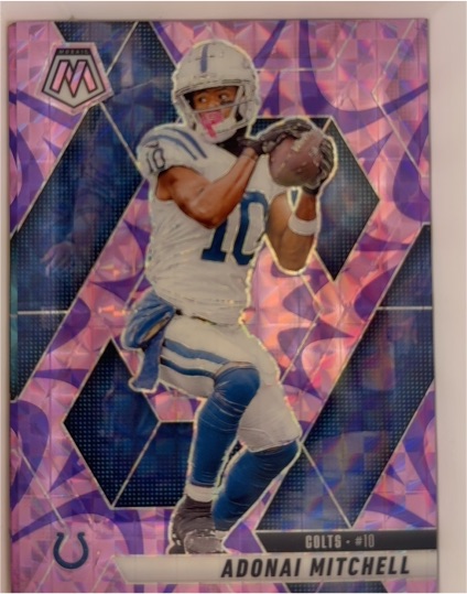 2025 Panini Mosaic #10 Adonai Mitchell — front