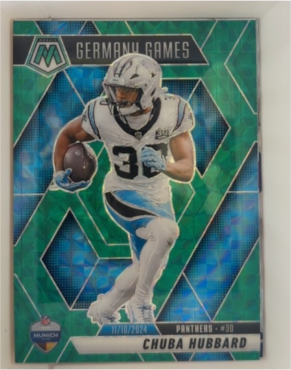 2025 Panini Mosaic #260 Chuba Hubbard — front