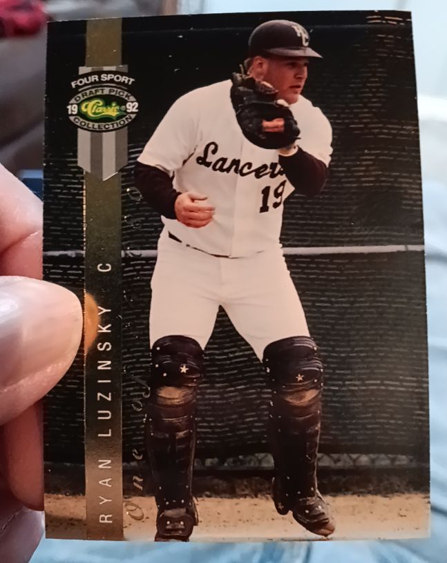 1992 Classic Four Sport Draft Pick Collection #LP20 Ryan Luzinski — front