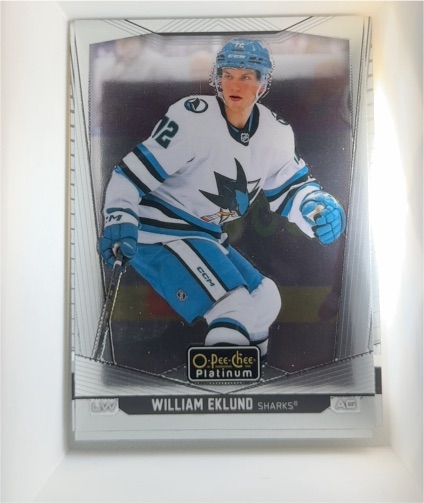 2024-25 O-Pee-Chee Platinum #19 William Eklund — front