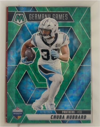 2025 Panini Mosaic #260 Chuba Hubbard — front