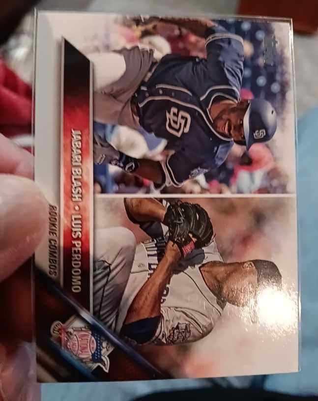 2016 Topps Update #US123 Jabari Blash / Luis Perdomo RC — front