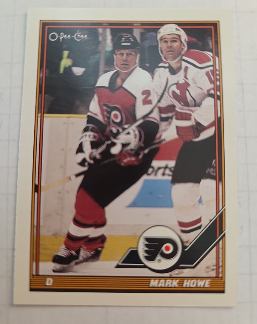 1991-92 O-Pee-Chee #466 Mark Howe — front