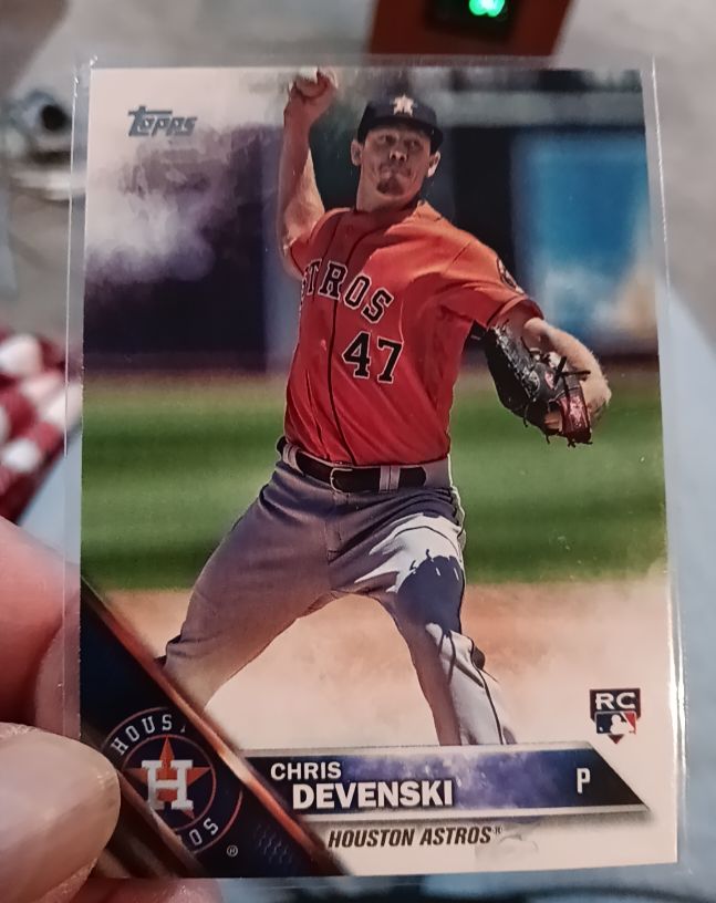 2016 Topps Update #US270 Chris Devenski — front