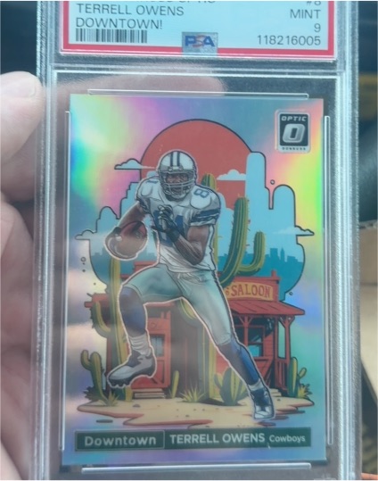 2024 Panini Donruss Optic Downtown! #8 Terrell Owens — front