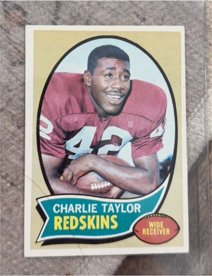 1970 Topps Football #145 Charlie Taylor — front