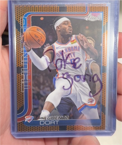 2025-26 Topps Chrome #177 Luguentz Dort — front