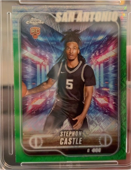 2024-25 Topps Chrome #122 Stephon Castle — front
