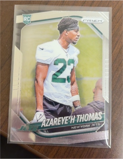 2025 Panini Prizm #390 Azareye'h Thomas — front