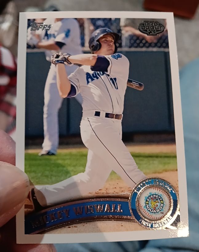 2011 Topps Pro Debut #56 Mickey Wiswall — front