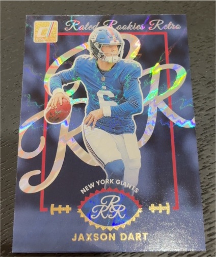 2025 Donruss Rated Rookies Retro #1 Jaxson Dart — front