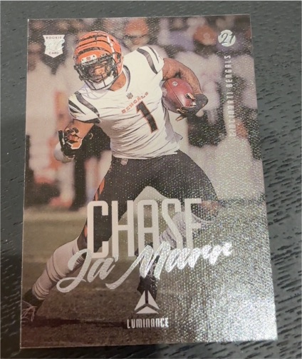 2021 Panini Chronicles Luminance #212 Ja'Marr Chase — front