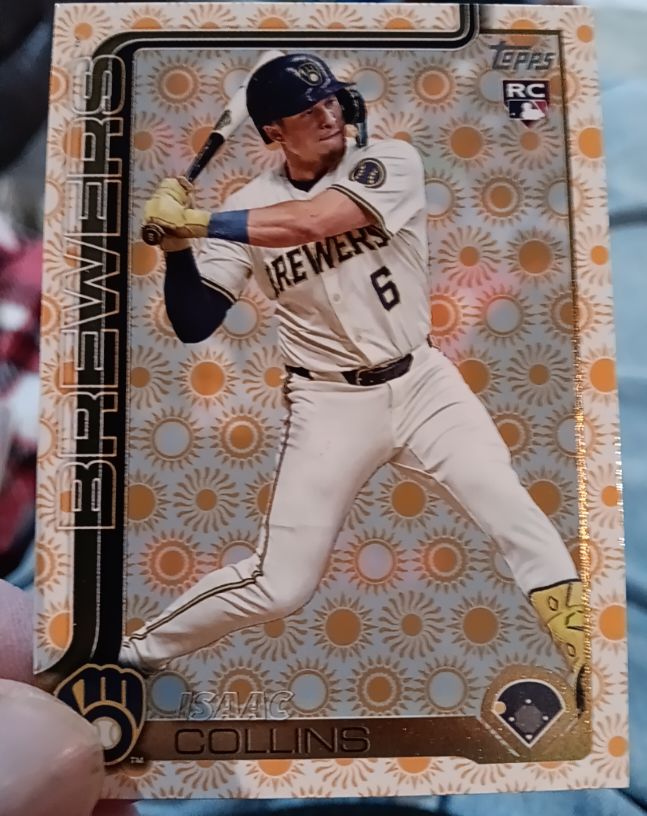 2025 Topps Holiday Sun #657 Isaac Collins — front