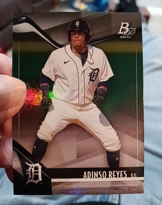2021 Bowman Platinum #TOP-43 Adinso Reyes — front