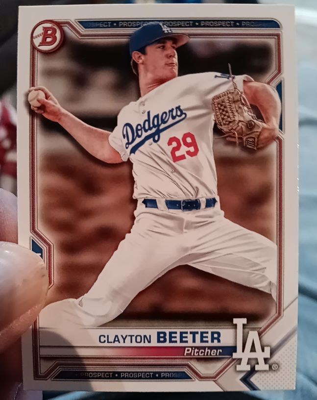 2021 Bowman Prospects #BP-16 Clayton Beeter — front