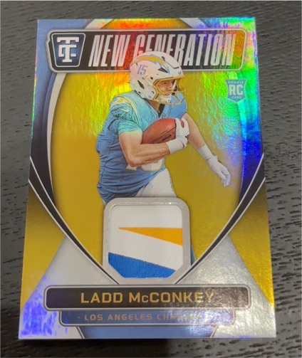 2024 Panini Totally Certified New Generation Jerseys #NGJ-LMY Ladd McConkey — front