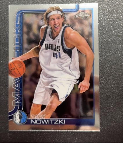 2025-26 Topps Chrome #246 Dirk Nowitzki — front