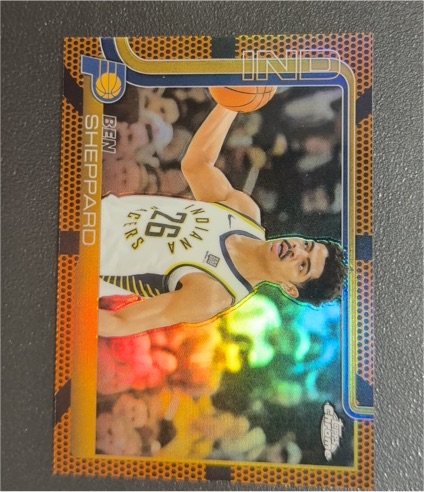 2025-26 Topps Chrome #94 Ben Sheppard — front