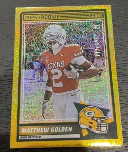 2025 Panini Score #56 Matthew Golden — front