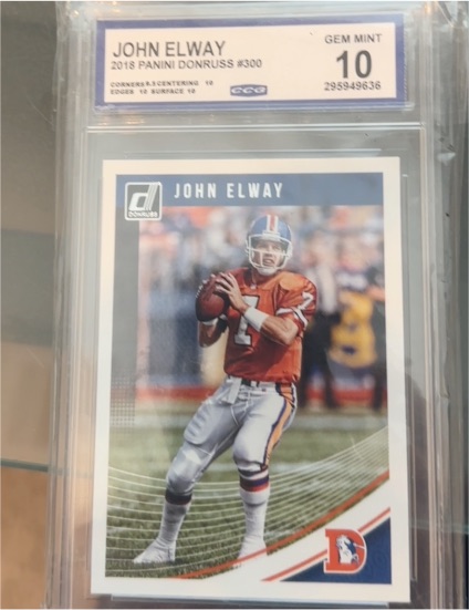 2018 Panini Donruss #300 John Elway — front
