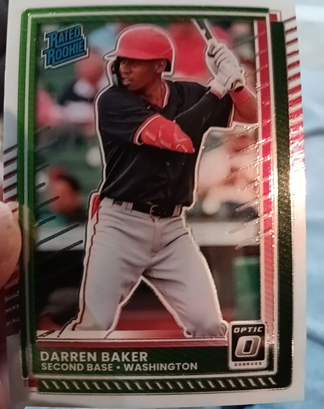 2025 Panini Donruss Optic #43 Darren Baker — front