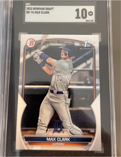 2023 Bowman Draft #BD-76 Max Clark — front