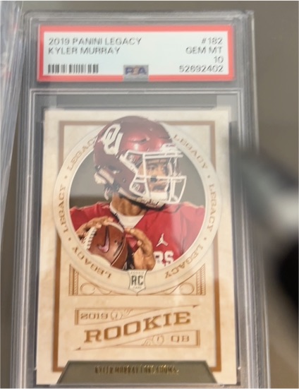 2019 Panini Legacy #182 Kyler Murray — front