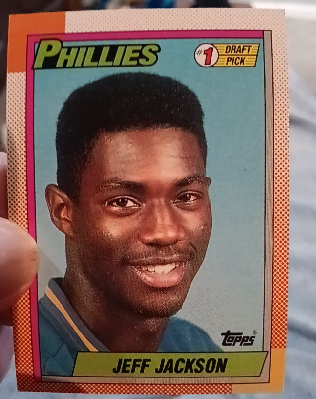 1990 Topps #74 Jeff Jackson — front