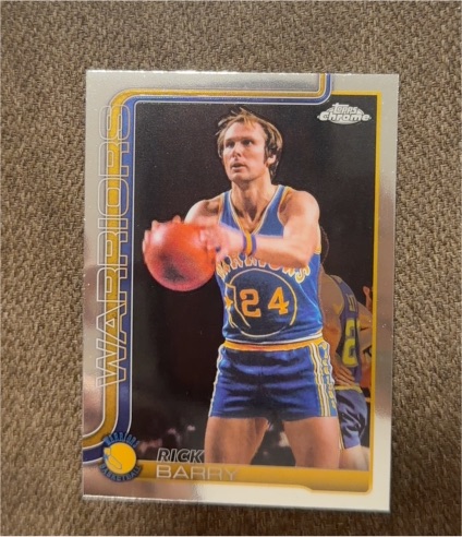 2025-26 Topps Chrome #24 Rick Barry — front