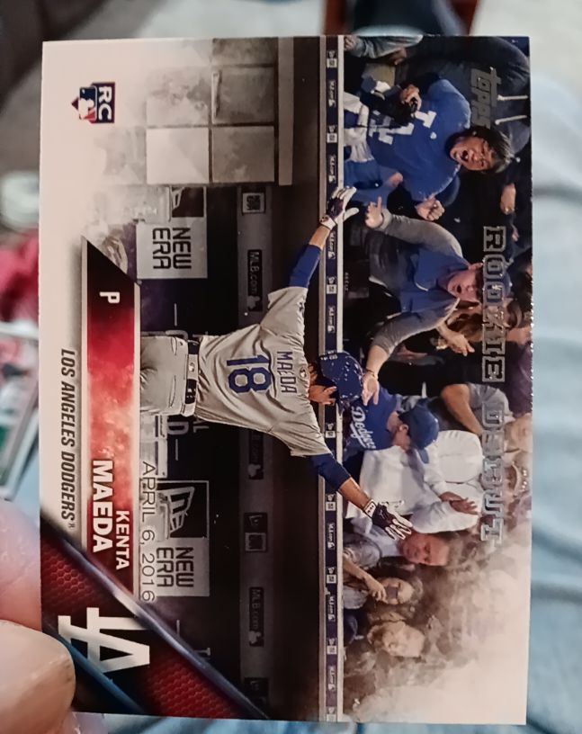 2016 Topps Update #US285 Kenta Maeda — front
