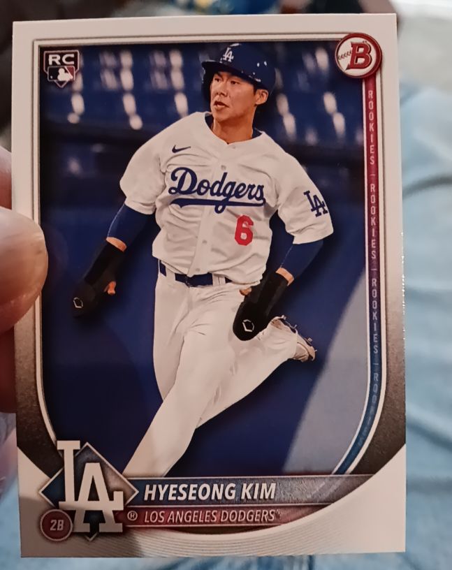 2025 Bowman #91 Hyeseong Kim — front