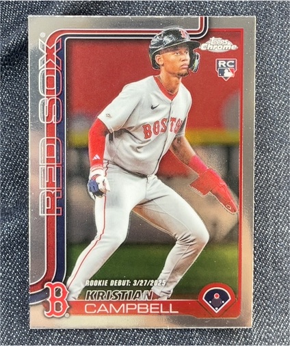 2025 Topps Chrome Update #USC188 Kristian Campbell — front