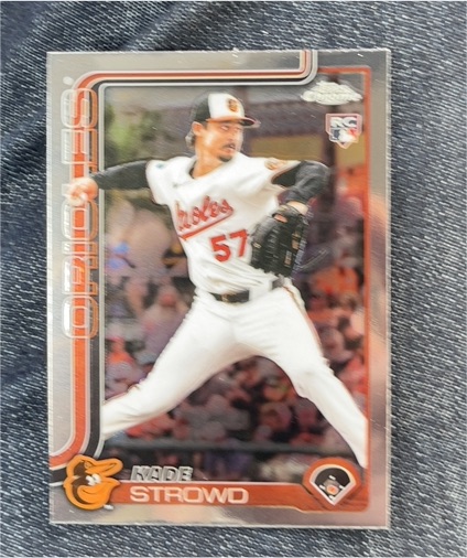 2025 Topps Chrome Update #USC193 Kade Strowd — front